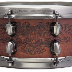 Mapex Warbird Chris Adler Artist Inspired Black Panther Snare Drum 12 x 5.5 Inch