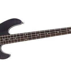 G&L Tribute M2000 GTS 4-String Electric Bass Transparent BlackMaple Fretboard
