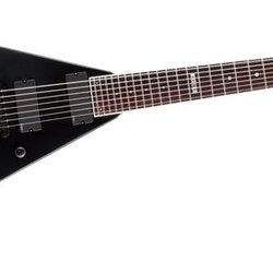 ESP LTD LV307 7-String Electric Guitar Black Satin