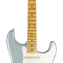 Fender Custom Shop 58 Relic Strat Guitar, Super Faded Ice Blue Metallic