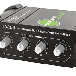 Live Wire 4-Channel Headphone Amplifier Black