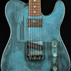 James Trussart Steelcaster - Titanic Green/Plain Back