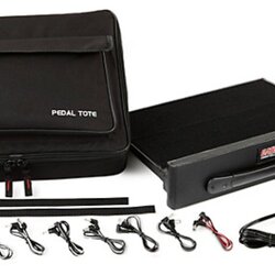 Gator GPT-PWR Powered Pedal Tote Pedal Board with Carry Bag Black