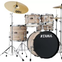 Tama Imperialstar IE50C 5-piece Complete Drum Set with Snare Drum and Meinl Cymbals