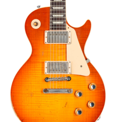 Gibson Custom Murphy Lab 1960 Les Paul Standard Reissue Heavy Aged Electric Guitar Tangerine Burst