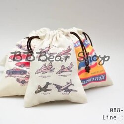 ถุงผ้าดิบ พิมพ์ลาย