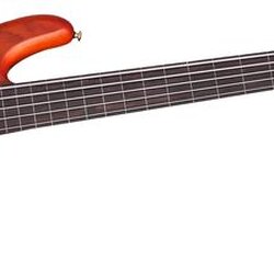 Schecter Guitar Research Stiletto Studio-5 Fretless Bass Honey Satin