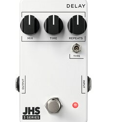 JHS Pedals 3 Series Delay Effects Pedal White