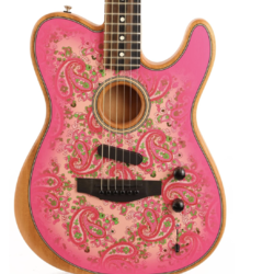 Fender American Acoustasonic Telecaster Limited Edition Pink Paisley