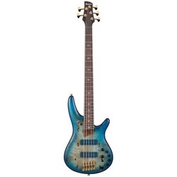 Ibanez SR6605 Prestige 5 String, Ghost Fleet Blue Burst