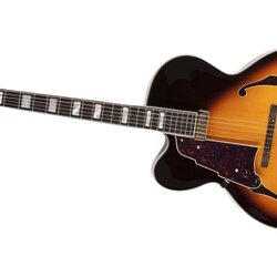 D'Angelico EXL-1 Left-Handed Hollowbody Electric Guitar Sunburst Sunburst