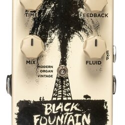 Old Blood Noise Endeavors Black Fountain Oil Can Delay Effects Pedal
