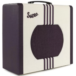 Supro Delta King 12 1 x 12-inch 15-watt Tube Combo Amp - Blackberry Cream, Sweetwater Exclusive