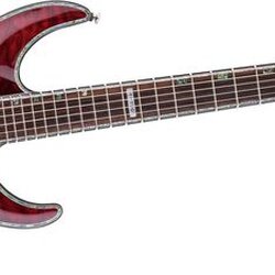 ESP LTD Deluxe H-1001QM Floyd Rose Electric Guitar (See-Thru Black Cherry)