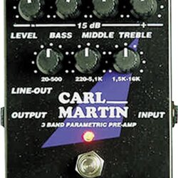 Carl Martin 3-Band Parametric EQ/Pre-amp