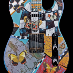 Fender Custom Shop Greg Fessler Masterbuilt Mariposa Telecaster Relic Artwork by Dave Newman