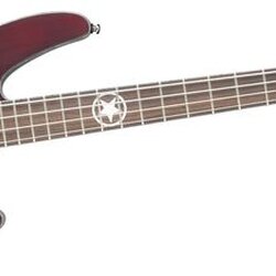 Ibanez PRB1 Paul Romanko Signature Bass Guitar Burgundy Wine Flat