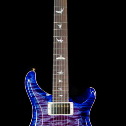 PRS WOOD LIBRARY 10 TOP HOLLOWBODY I PIEZO FLAME NECK BRAZILIAN ROSEWOOD BOARD VIOLET BLUE BURST