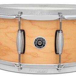 Gretsch Drums Brooklyn Straight Satin Snare Drum with Lightning Throw-Off 14 x 6.5 , 5 , 5.5 in. Natural