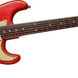 Fender Custom Shop Limited-Edition 1960 Relic Stratocaster Electric Guitar Fiesta Red