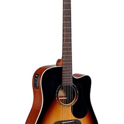 Alvarez Regent Series Dreadnought Cutaway Acoustic-Electric Guitar Sunburst