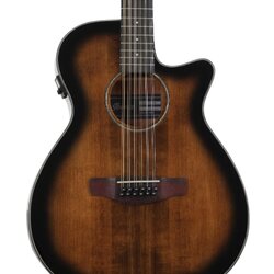 Ibanez AEG5012 Acoustic-electric Guitar - Dark Violin Sunburst