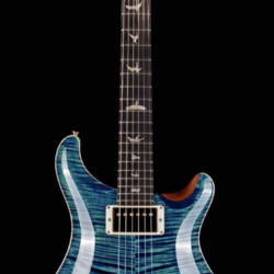 PRS Wood Library DGT Flame Maple 10 Top Brazilian Rosewood Board River Blue