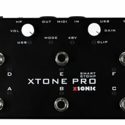 Xsonic Xtone Pro High Performance Mobile/DAW Guitar Interface with Midi I/O