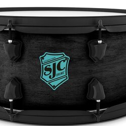 SJC Drums Pathfinder Snare Drum 14 x 6.5 in. Midnight Black Satin