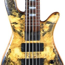 Spector USA NS-5H2-EX Buckeye Burl Top 5-String Bass Guitar