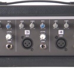 Phonic Powerpod 410 Powered Mixer with Mic and Speaker Cables