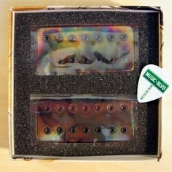 Bare Knuckle Aftermath 7 String Humbucker Set (Burnt Chrome)