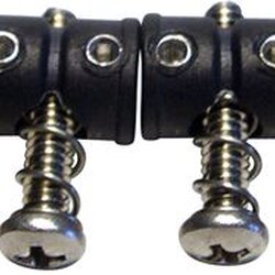 Graph Tech String Saver Saddle Barrel for Mustang, Jaguar, Jazzmaster, and Jagstang Electric Guitars (Set of 6)