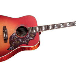 Gibson Hummingbird Quilt Custom Acoustic Guitar Heritage Cherry Sunburst