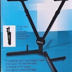QuikLok QLY-40 Y-Style Keyboard Stand (Black)
