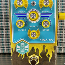Beetronics Swarm Custom Shop Aqua Flames