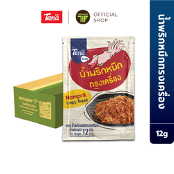 [ขายยกลัง 24 ซอง] Tana ธนา เรดดี้ น้ำพริกหมึกทรงเครื่อง 12 กรัม Namprik Crispy Squid