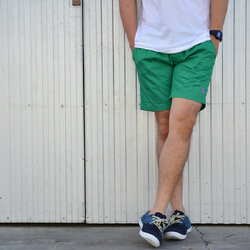 กางเกงขาสั้น BFactory (สีเขียว) - ไซส์ S