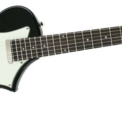 Voyage-Air Guitar TransAxe Telair VET-1 Electric Guitar with Rosewood Fingerboard Black