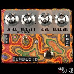 Shins Music Dumbloid Special Overdrive Pedal Sukimo Leather Orange Marble #1220
