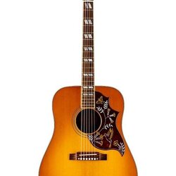 Gibson 2016 Hummingbird Square Shoulder Dreadnought Acoustic-Electric Guitar - Heritage Cherry
