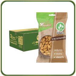 [ขายยกลัง 12 ซอง] SamBua สามบัว อัลมอนด์ 250 กรัม Almond