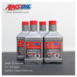 AMSOIL OE Multi-Vehicle Synthetic Automatic Transmission Fluid 4 Quart (3.784L)