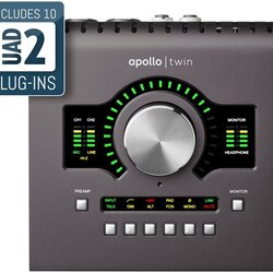 Universal Audio Apollo Twin MKII SOLO 2x6 Thunderbolt Audio Interface with UAD DSP