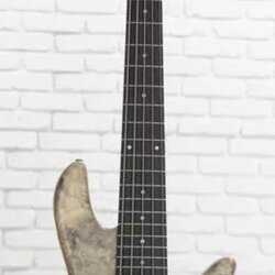 Fodera Emperor Standard Special Bass Guitar - Natural Buckeye Burl with Black Hardware