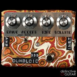 Shins Music Dumbloid 335 Sukimo Leather Orange / White Marble #1221