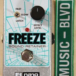 Electro-Harmonix Freeze Sound Retainer Compression Guitar Effects Pedal