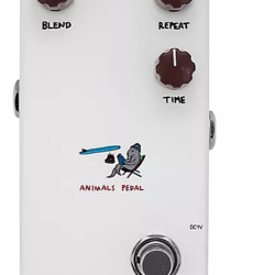 Animals Pedal Relaxing Walrus Delay V2 Effects Pedal White