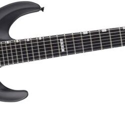 ESP E-II Horizon 7 String Electric Guitar Black Satin