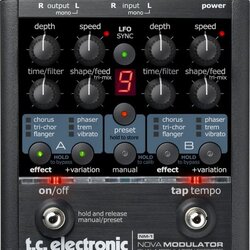 TC Electronic NM-1 Nova Modulator Modulation Guitar Effects Pedal